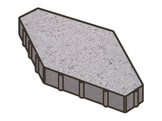 Тротуарная плитка Готика, Зарядье Premium Gold, 600x400x100 мм, цвет Голд 1