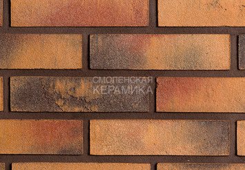 Минеральный кирпич Real Brick KP/1НФ антик Янтарь 1