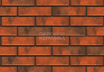 Фасадная термопанель рядовая АЛЯСКА 26. Retro brick chili, 60 мм 1
