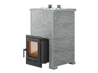 Печь для бани  Эверест "Steam Master 38 ЧУГУН" Талькохлорит, S-40