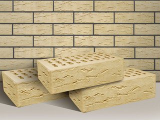 Кирпич лицевой ТЕРЕКС 1НФ, Слоновая кость рустик