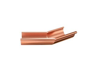 Угол желоба внутренний /наружный 150, AQUASYSTEM (Медь)