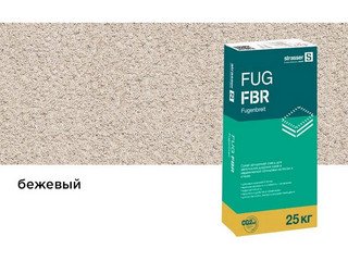 Сухая затирочная смесь STRASSER для широких швов (5-30мм), FUG FBR бежевый