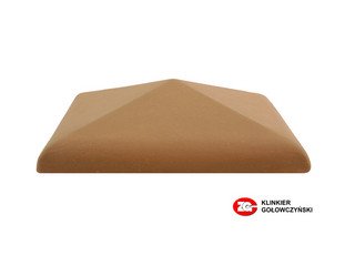 Колпак для забора ZG Clinker клинкерный С42 красный