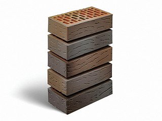 Кирпич керамический МАГМА Флеш-обжиг (темный) Антик 1НФ