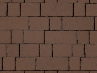 Тротуарная плитка STEINRUS Старый Город коричневый, 60 мм