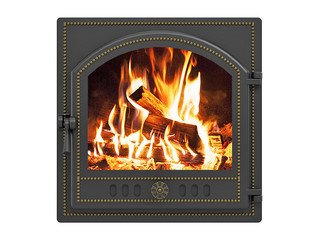 Дверка ВЕЗУВИЙ каминная 205 (Бронза)