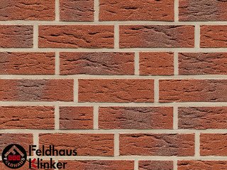 Клинкерный кирпич Feldhaus Klinker K345NF carmesi aczent mana