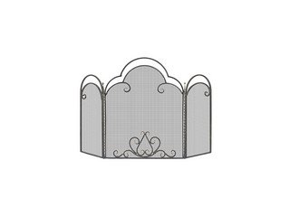 Экран каминный Везувий С130B