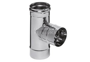 Тройник-К 90° (304/0,8мм) Ф115, Ferrum HF Plus 1