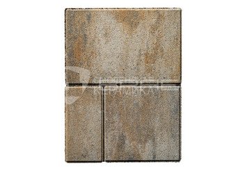 Тротуарная плитка BRAER Мозаика, Color Mix Песчаник 3