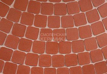 Клинкер тротуарный ЛСР «ЛОНДОН» квадро R (под распил) красный 2
