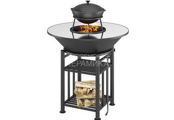 Fantastic Grill Везувий Ø 1000 (чаша+подставка+плита+решетка чугунная