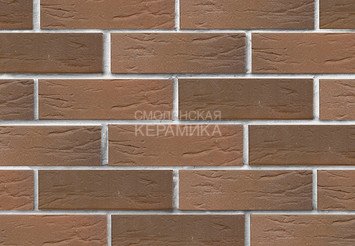 Кирпич лицевой керамический ЛСР Красный флэш ультра рустик 1НФ 3