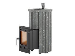 Печь для бани Эверест "Steam Master 18 ЧУГУН" Ламель Талькохлорит, S-20