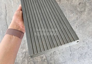 Террасная доска Latitudo Solid полнотелая 150x21x4000 мм, Серый 5