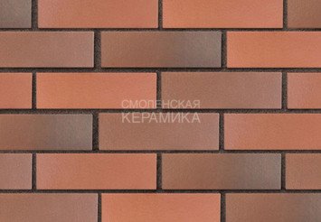 Кирпич керамический печной ЛСР Красный флэш гладкий, 1НФ 1