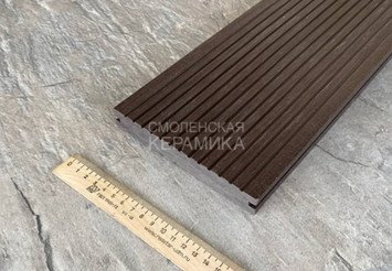 Террасная доска Latitudo Solid полнотелая 150x21x4000 мм, Венге 5
