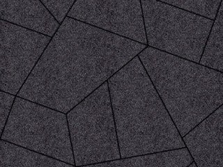 Тротуарная плитка Выбор "Оригами" Стоунмикс, черный, 80 мм