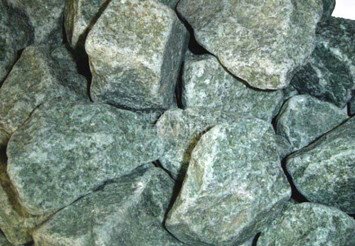 Камень д/сауны Хромит обвалованный, 10кг (ведро) 1