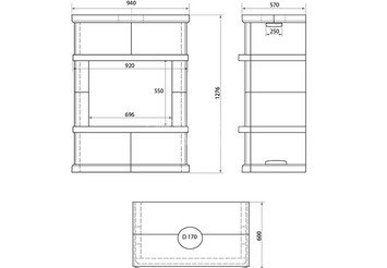 Камин ASTON 700 