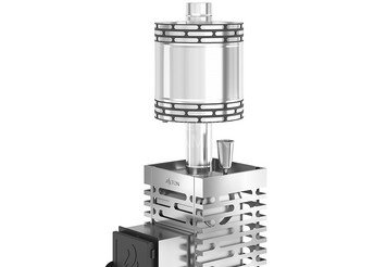 Печь для бани ASTON 12 НЕРЖ. с баком на трубе 50л Ø115 (AISI 439) (круглый) 1