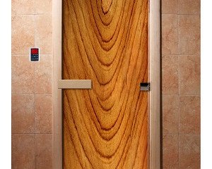 Дверь бан. DW (с фотопечатью) 1900*700 кор. ольха А050 левая