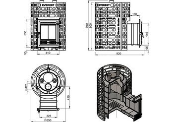 Печь для бани Эверест 