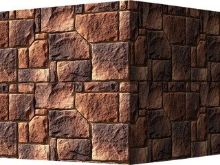 Декоративный камень 511-45 White Hills "Дарем" (Durham), коричнево-медный, угловой