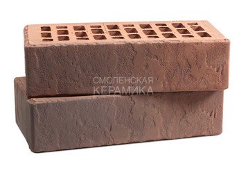 Кирпич лицевой Воротынский КЗ, Бронза Терра Флеш 1НФ 5
