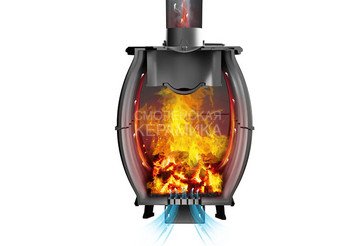 Печь-камин отопительно-варочная «Бахта» 3