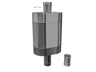 Бак "Таймыр" 61л эллиптический на трубе Ф115 (AISI 201/1.0)