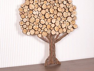 Панно из можжевельника фигурное Дерево, высота со стволом 1 м (крона - 80х50 см)