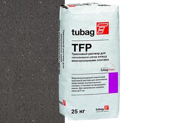 Трассовый раствор для заполнения швов Quick-mix TFP, водонепроницаемый антрацит 25 кг 1
