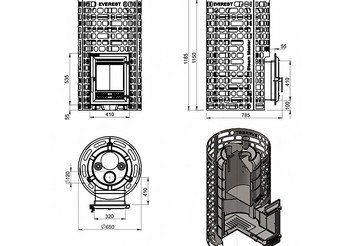 Печь для бани Эверест 