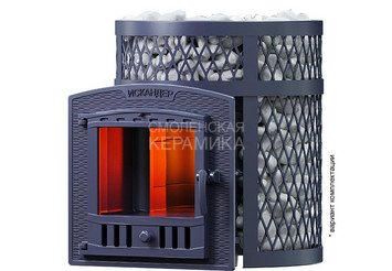 Печь чугунная для бани Технолит ИСКАНДЕР 25 (П2) в сетке 2