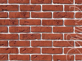Декоративный камень 302-60 White Hills "Лондон брик" (London brick), красный, плоскостной