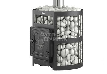 Чугунная печь для бани ЭТНА 18 (ДТ-4) Стандарт б/в 1