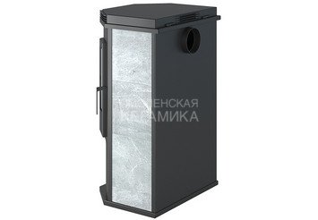 Печь-Камин ASTON 12 кВт (200 м3) Призматик с плитой (Талькохлорит) 2