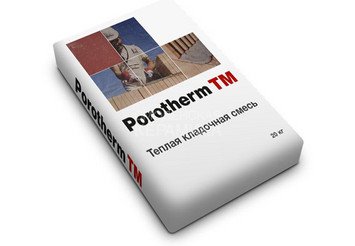 Теплый кладочный раствор Porotherm TM 1