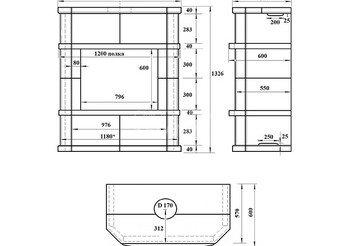 Камин ASTON 800 