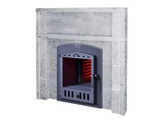 Портал для банной печи из камня Талькомагнезит