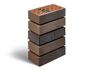 Кирпич керамический МАГМА Флеш-обжиг (темный) Сланец 1НФ