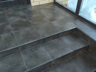 Клинкерная ступень угловая WESTERWAELDER серия "ATRIUM" WK31180 Mocca