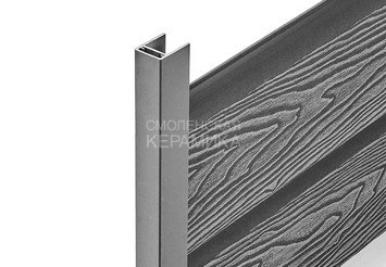 Заборная панель EasyDecking Wood-X 146×20×2210 мм, Серый 5