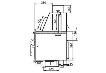 Каминная топка ASTON 600 6