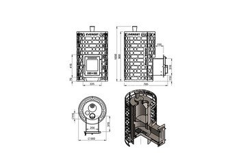 Печь для бани Эверест 