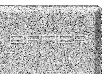 Тротуарная плитка BRAER Триада, Белый 3