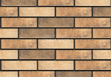 Фасадная термопанель рядовая АЛЯСКА 29. Loft brick masala, 60 мм 1