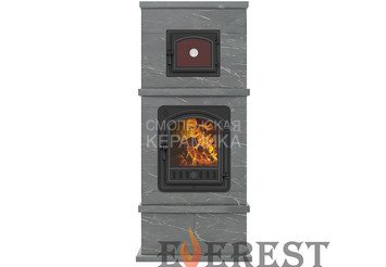 Печь-камин с духовкой EVEREST 